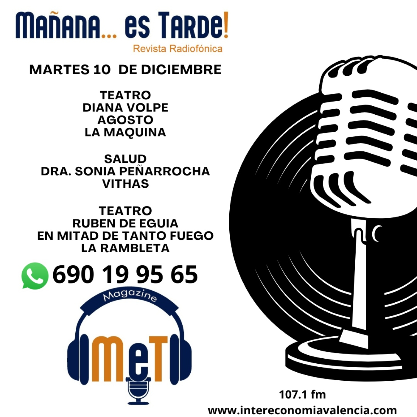 MAÑANA ES TARDE!!! MET