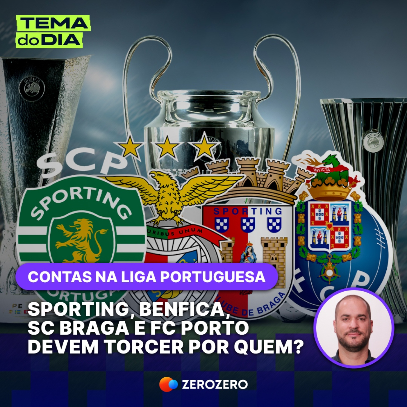Sporting, Benfica, Braga e Porto devem torcer por quem? | 24 Abr episode artwork