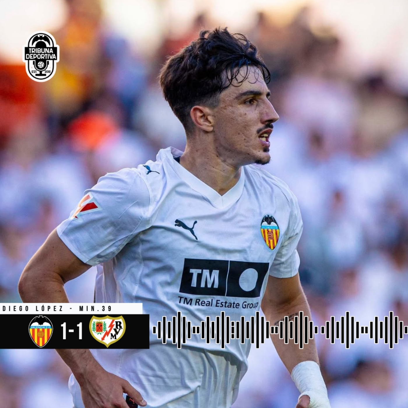 GOL | Diego López Valencia CF 1 - 1 Rayo Vallecano J36