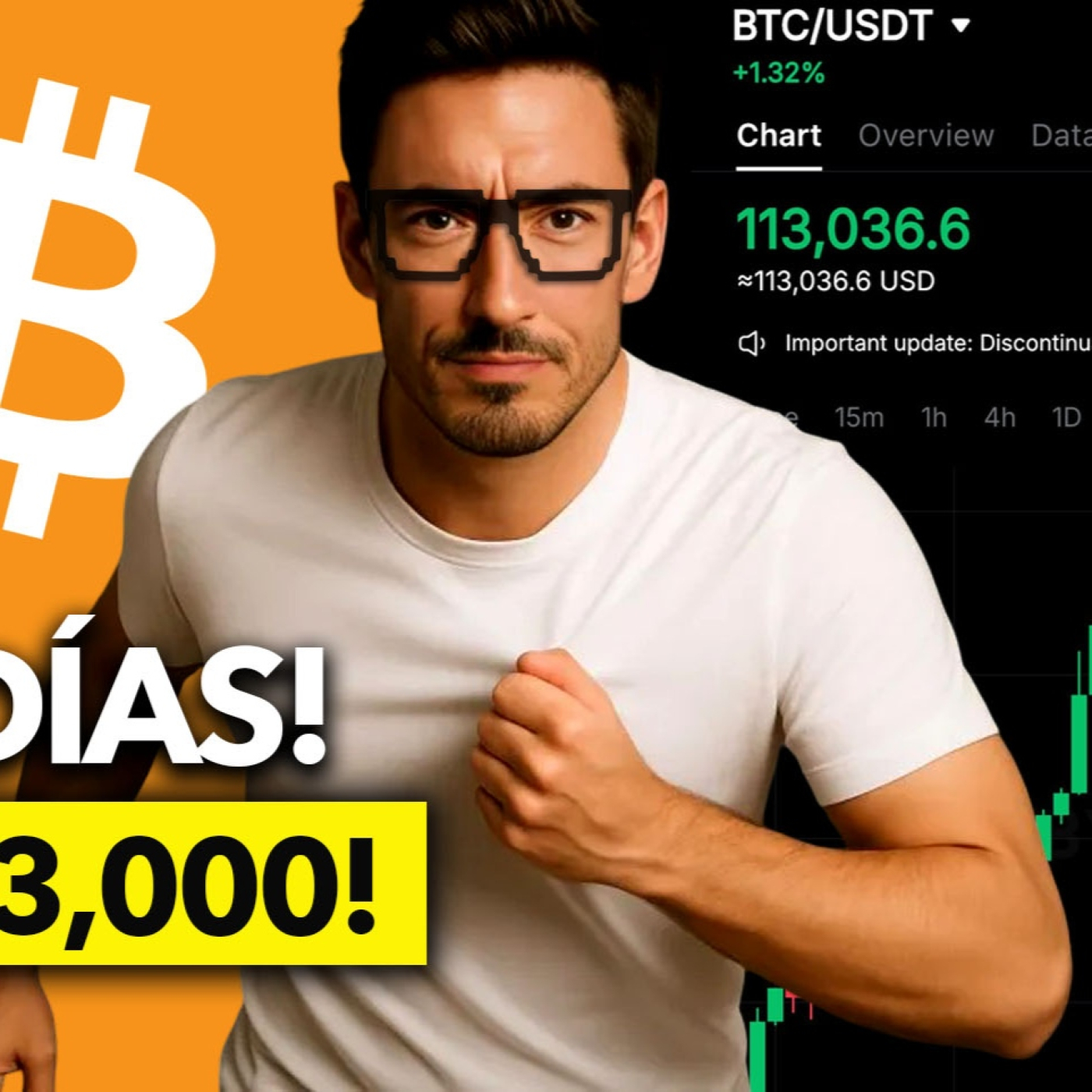 BITCOIN recupera los 113.000 ¡TE QUEDAN SOLO 4 DÍAS!?