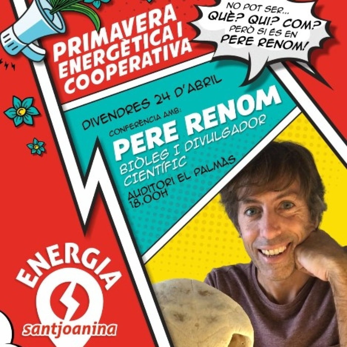 De les plantes a les bateries: Pere Renom abordarà com emmagatzemem l’energia episode artwork