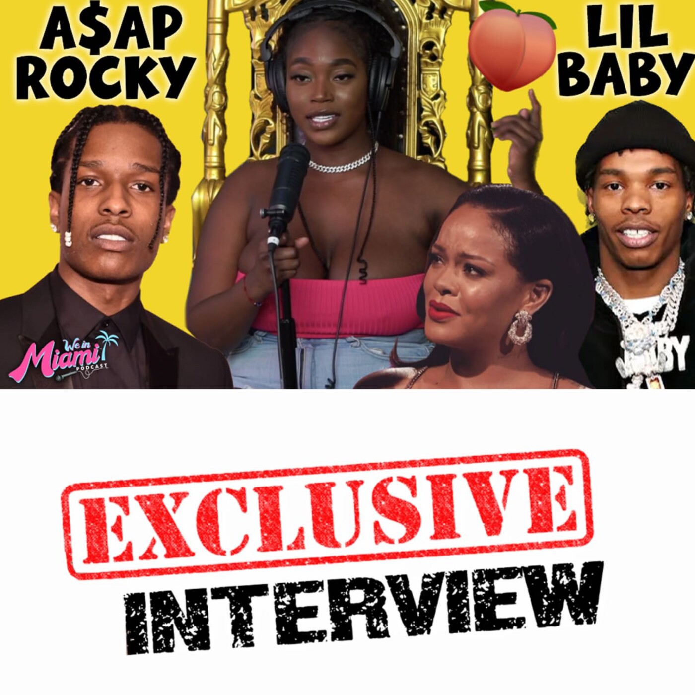 IG Model Tells ALL: Alleges A$AP Rocky & Lil Baby Butt Play! 🍑👈👀 Teresa  Lavae - We In Miami Podcast - Podcast en iVoox