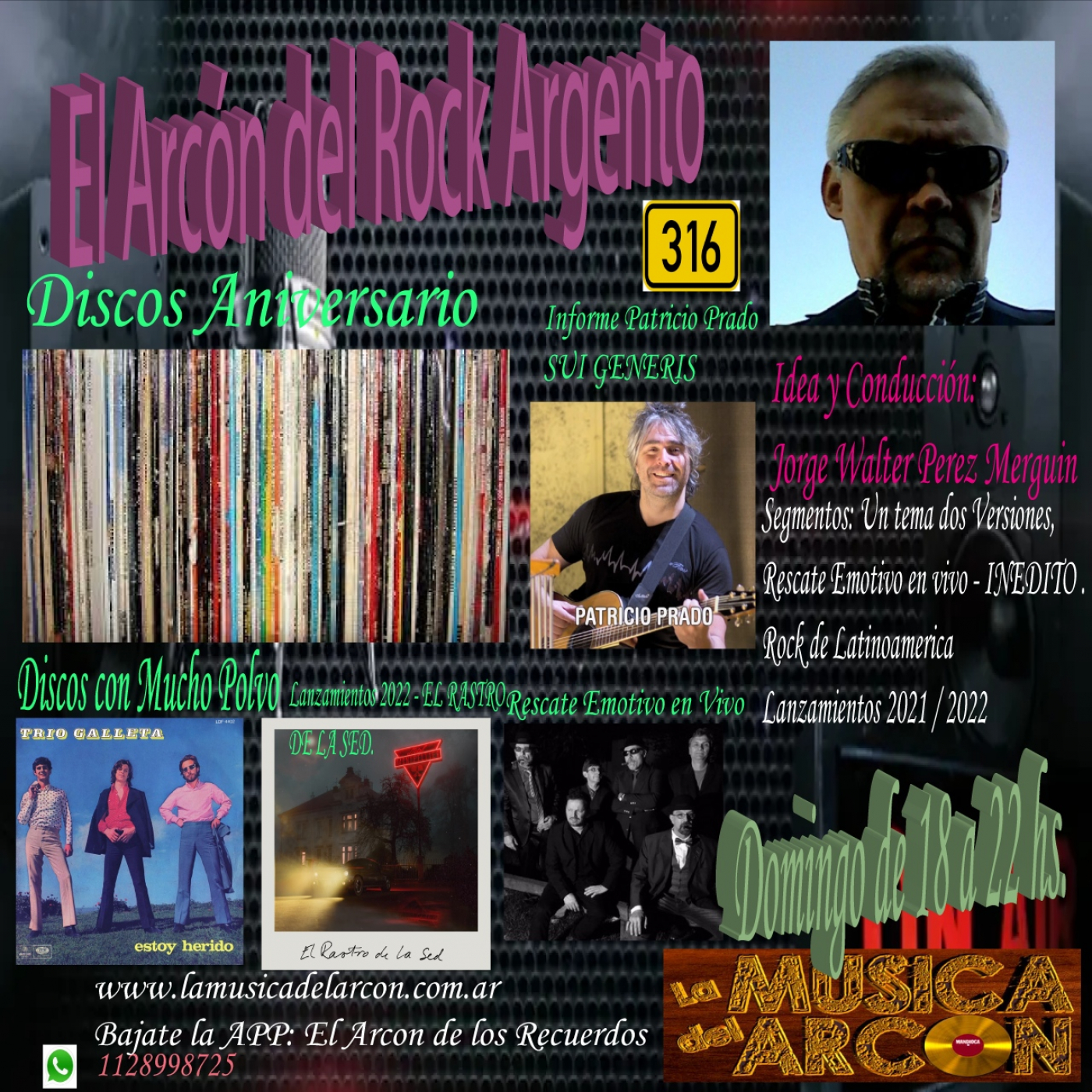 El Arcon del Rock Argento - Emision nº 316 Discos Aniversario - 27-11-2022 episode artwork