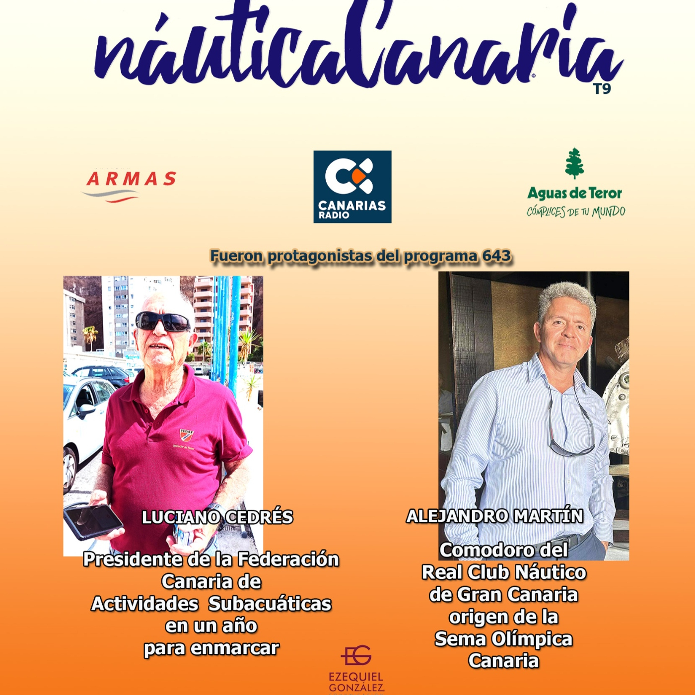 NÁUTICA CANARIA. Canarias Radio.- T9 - 643 .- Protagonistas: Luciano Cedrés y Alejandro Martín episode artwork