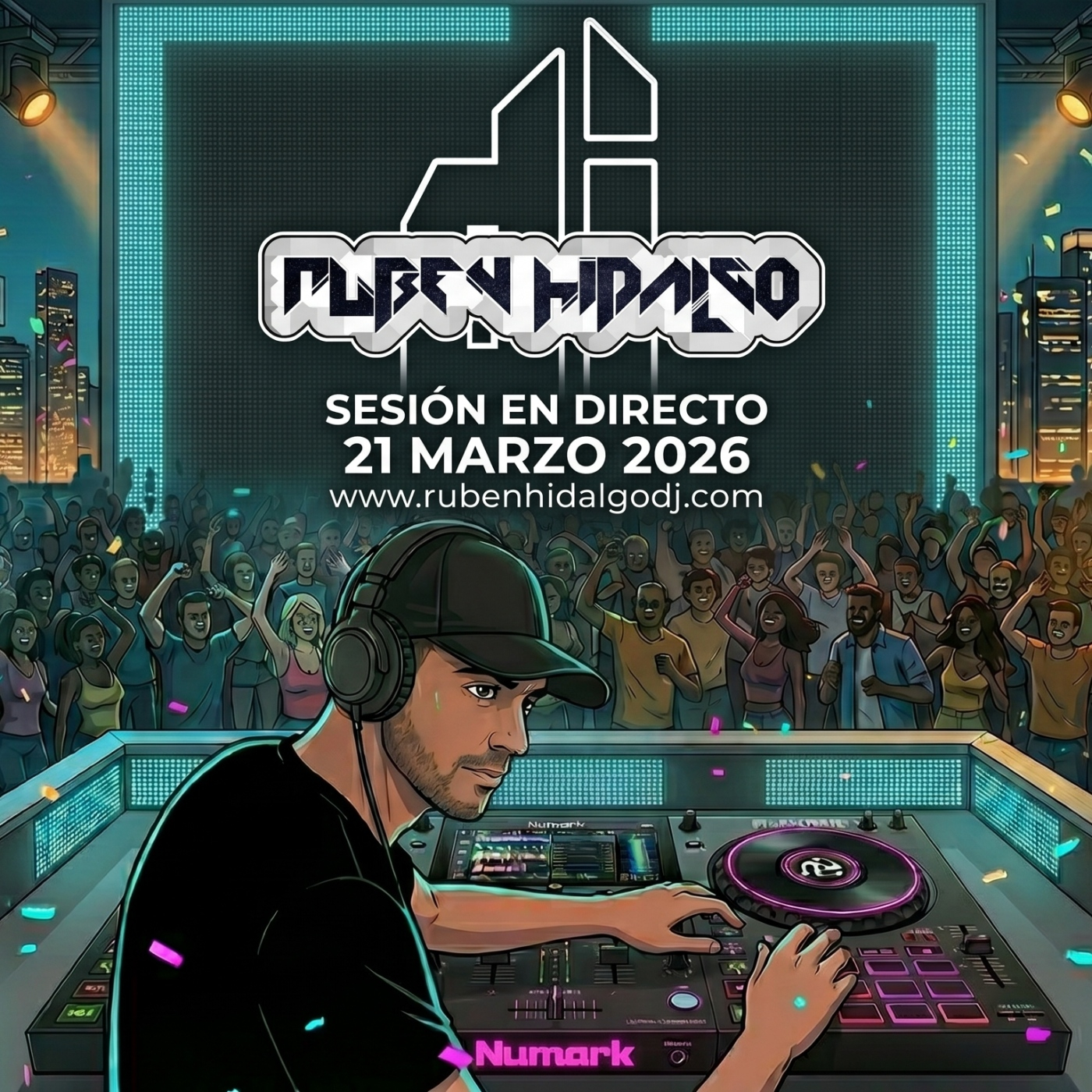 Dj Ruben Hidalgo - Sesión en Directo - 21 Marzo 2026 - rubenhidalgodj.com episode artwork