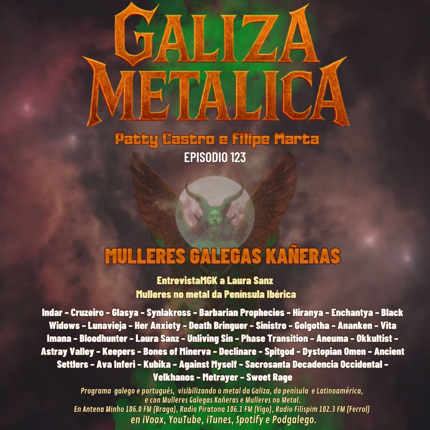 Galiza Metálica 123 MGK Mulleres no Metal Penísula Ibérica episode artwork