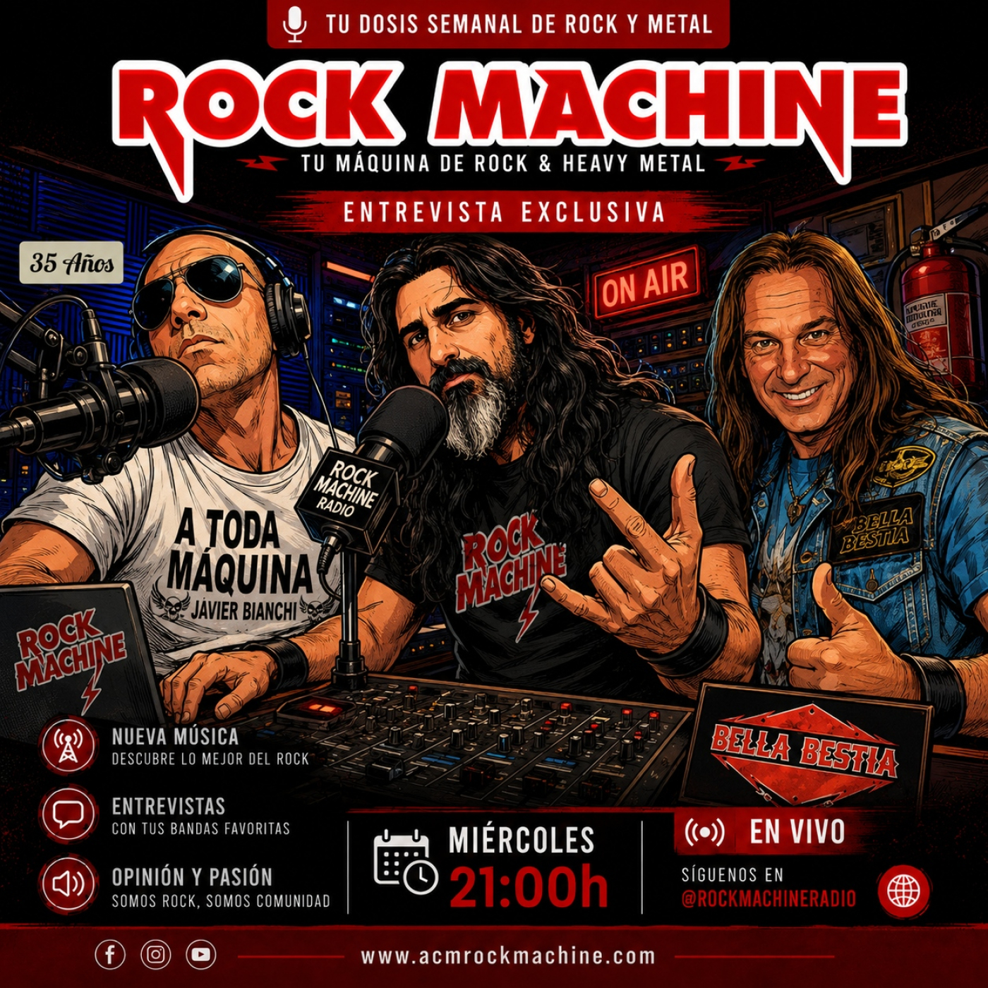 Rock Machine 10x39 | Bella Bestia & A Toda Máquina (Entrevistas) episode artwork