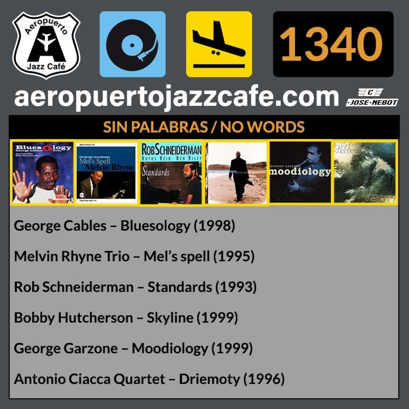 Aeropuerto Jazz Café 1340-NO WORDS episode artwork