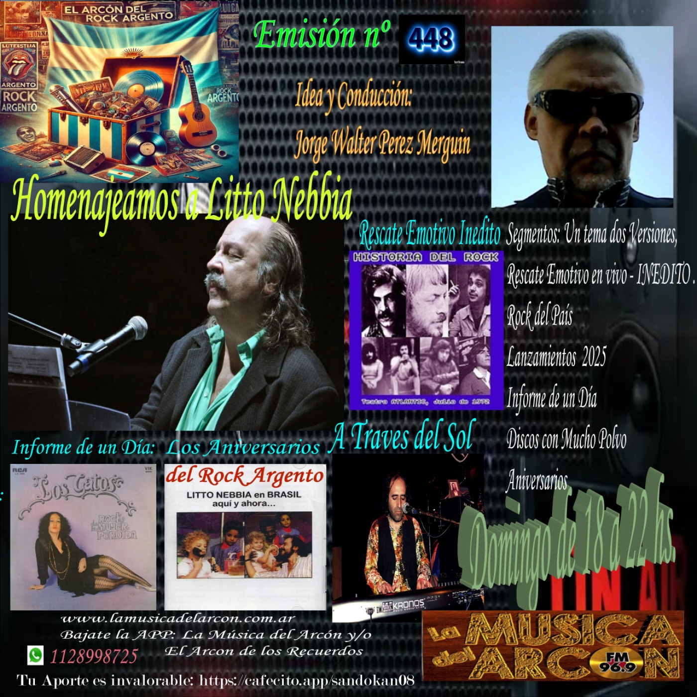 El Arcon del Rock Argento - Emision nº 448 - Homenaje Litto Nebbia episode artwork