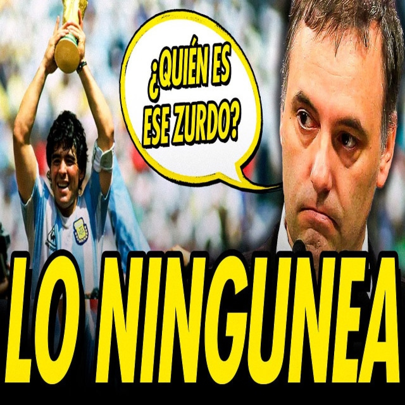 Recogida de cable épica de adorni tras su falta de respeto a maradona