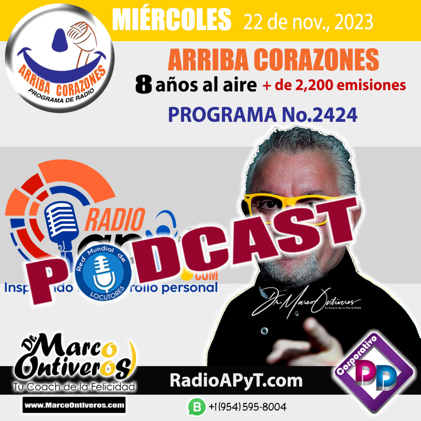 2424-arriba-corazones-2023-11-22-MIERCOLES-GrandesExitos-EnglishClassics episode artwork