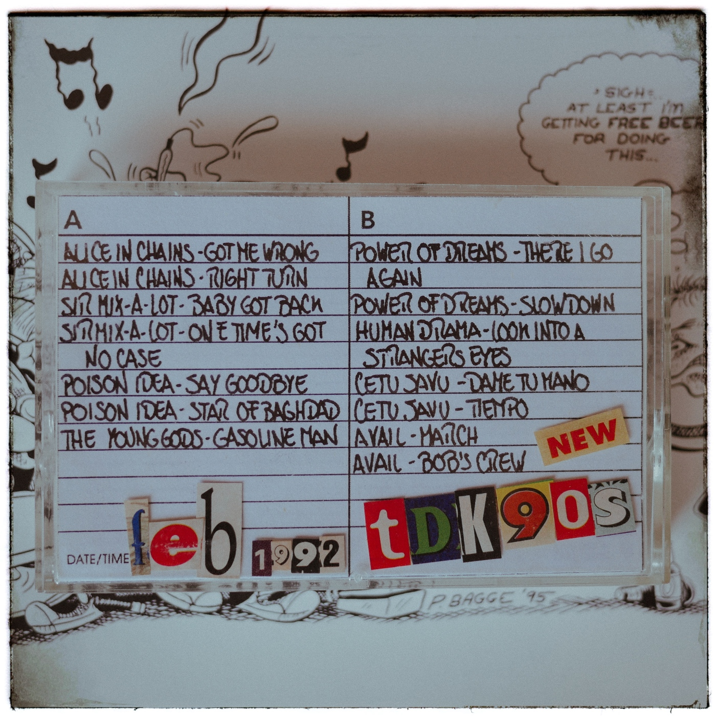 TDK 90s #92 - Febrero 1992 (Alice In Chains - Poison - Avail) episode artwork