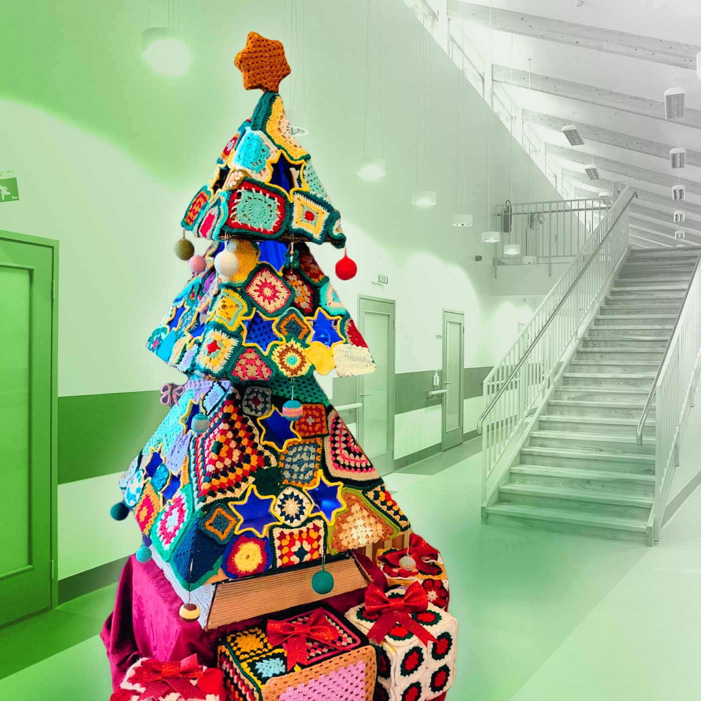 Especial | Médicos y enfermeras adornan con ternura la Navidad en las residencias