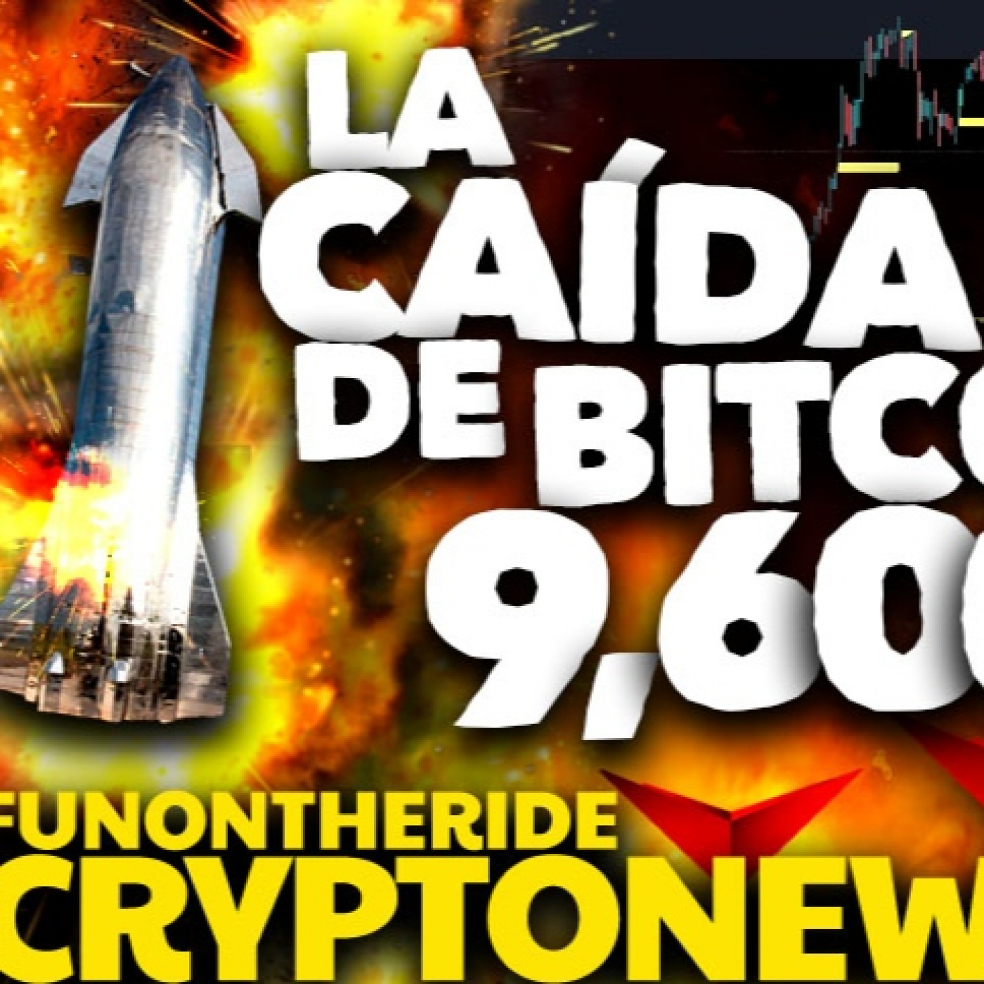 ¡LA CÁIDA DE BITCOIN A 9,600$!!?