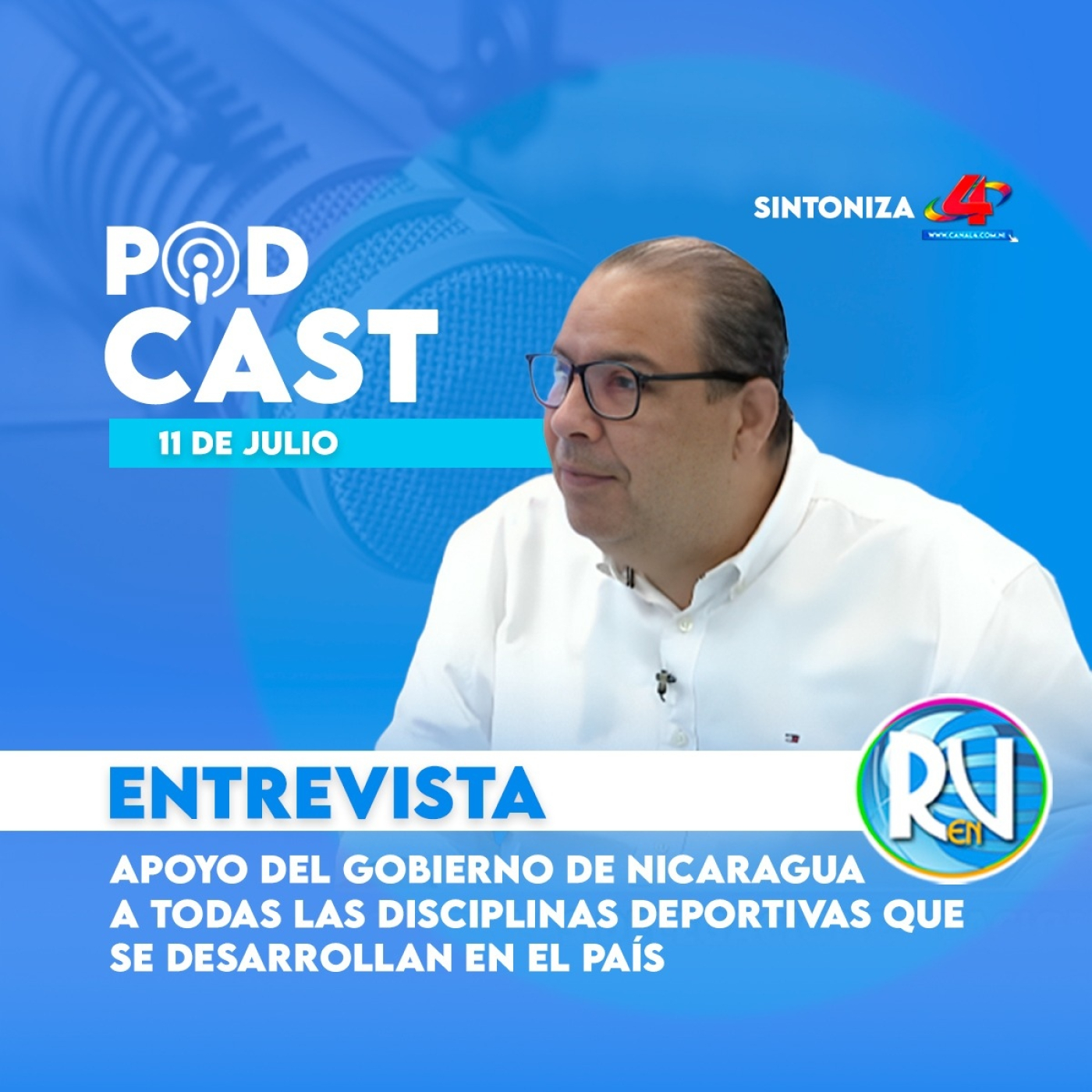 Apoyo del Gobierno Sandinista  ⚫ todos los deportes | Revista En Vivo – 11 de julio de 2025 episode artwork