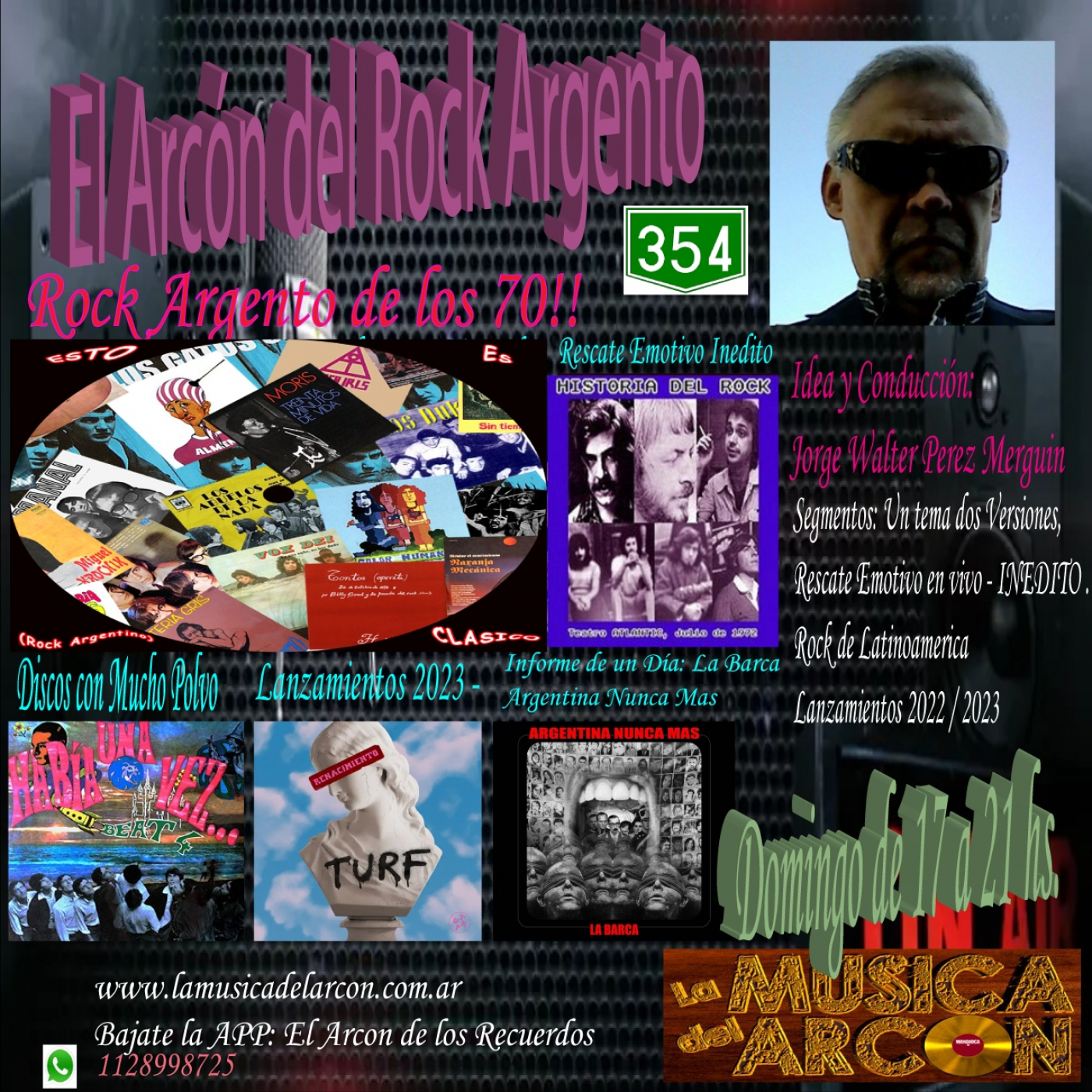 El Arcon del Rock Argento - Emision nº 354 Rock de los 70 - 01-10-2023 episode artwork