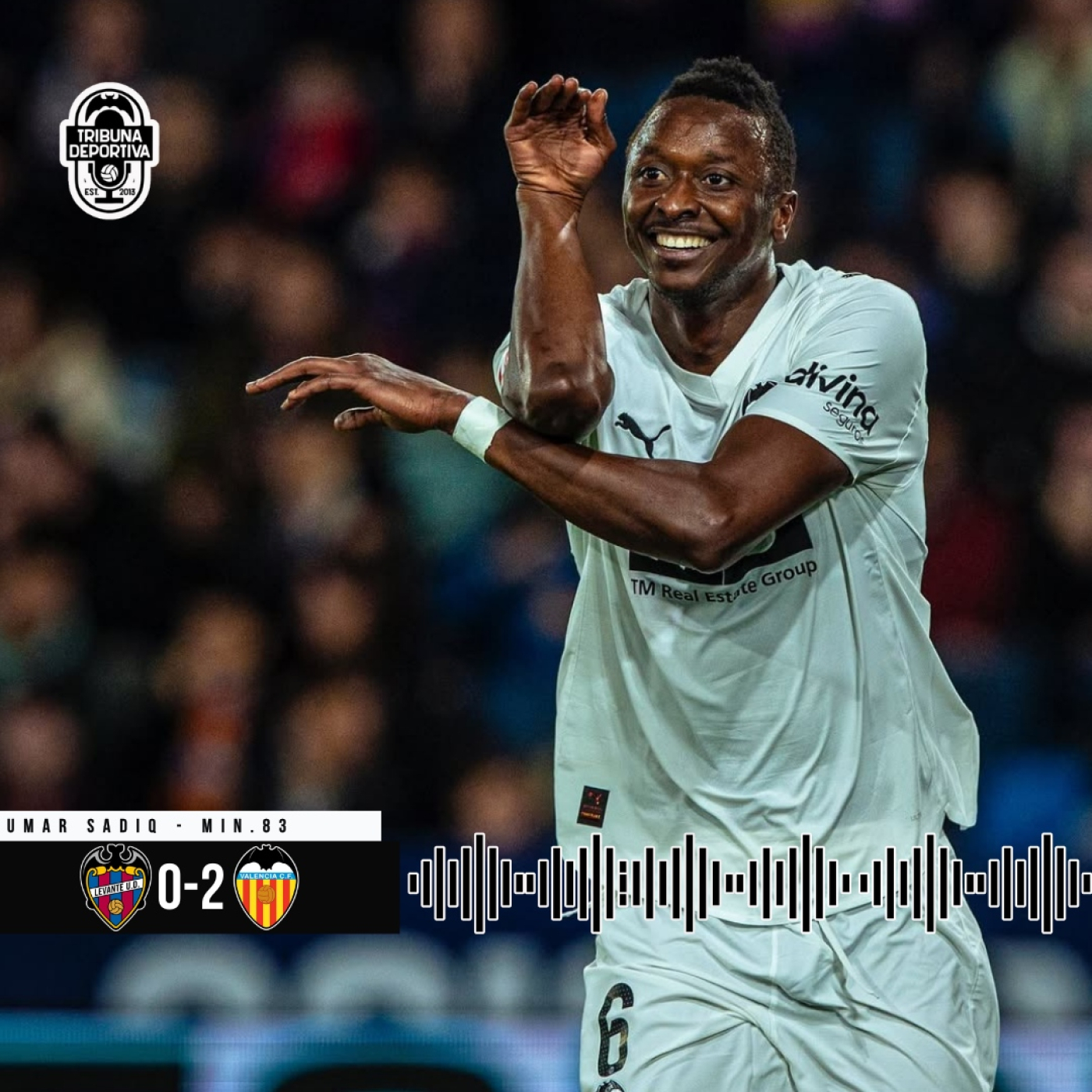 GOL | Umar Sadiq Levante UD 0 - 2 Valencia CF J24