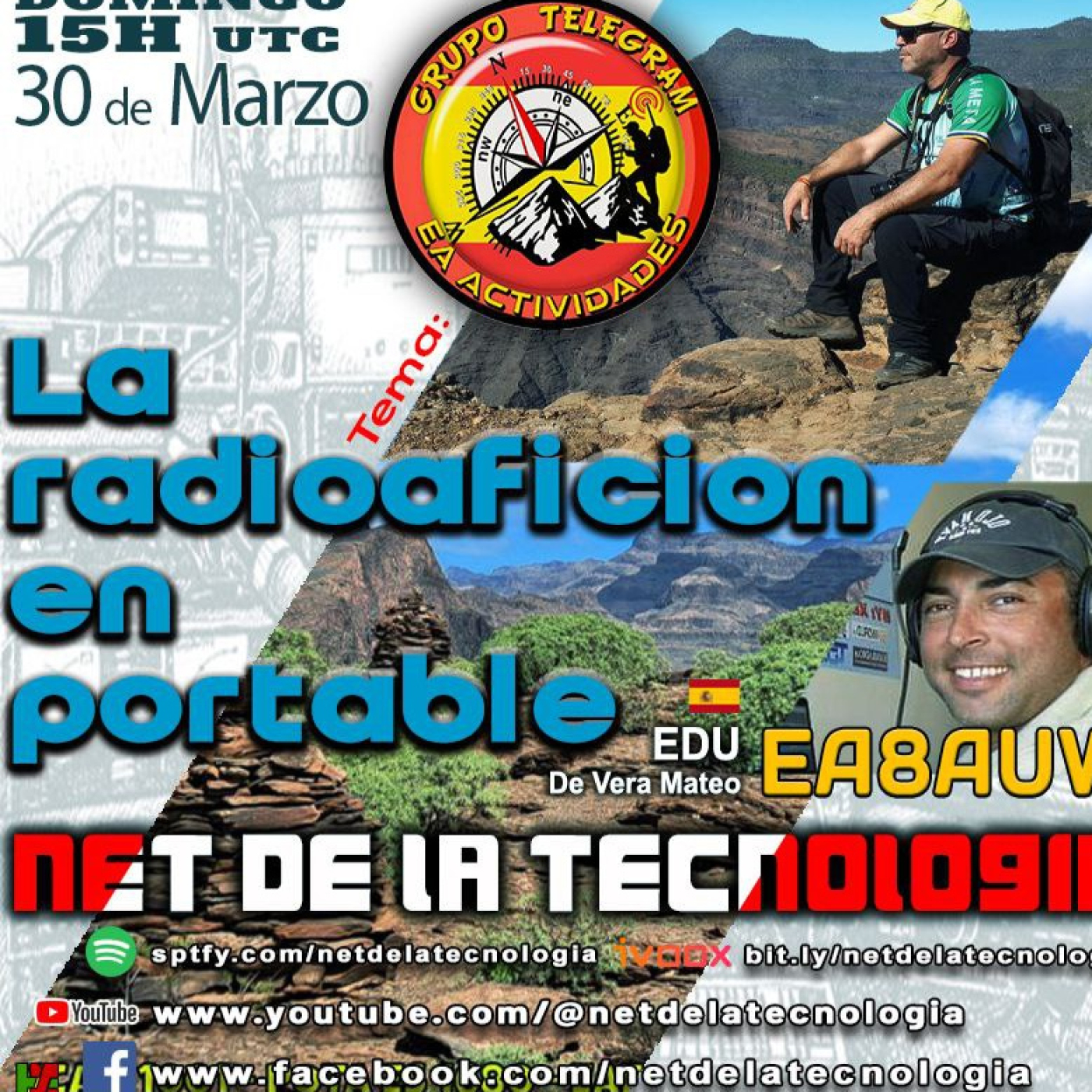 #486 La radioaficion en portable por EA8AUW Edu episode artwork