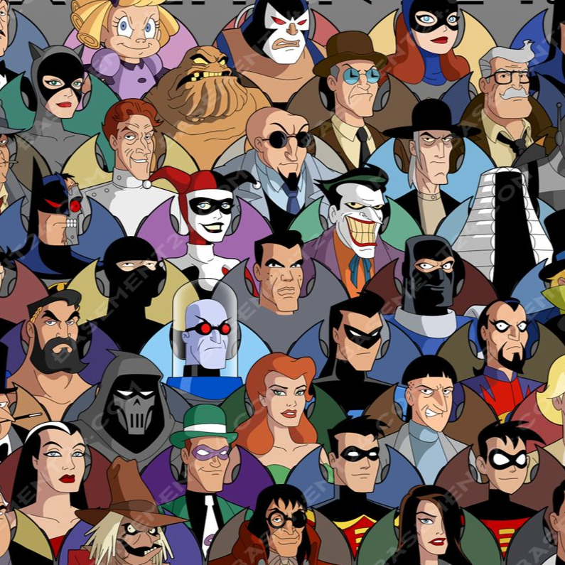 Introducir 35+ imagen batman la serie animada personajes
