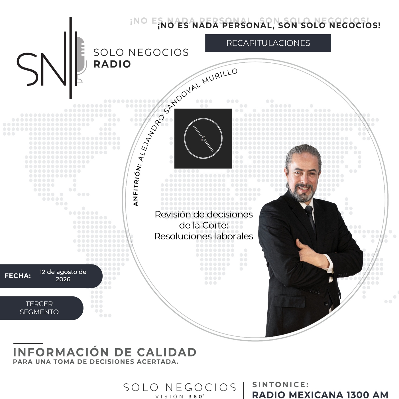 [SNR] Tercer segmento de Solo Negocios Radio del 12 de agosto de 2026 episode artwork