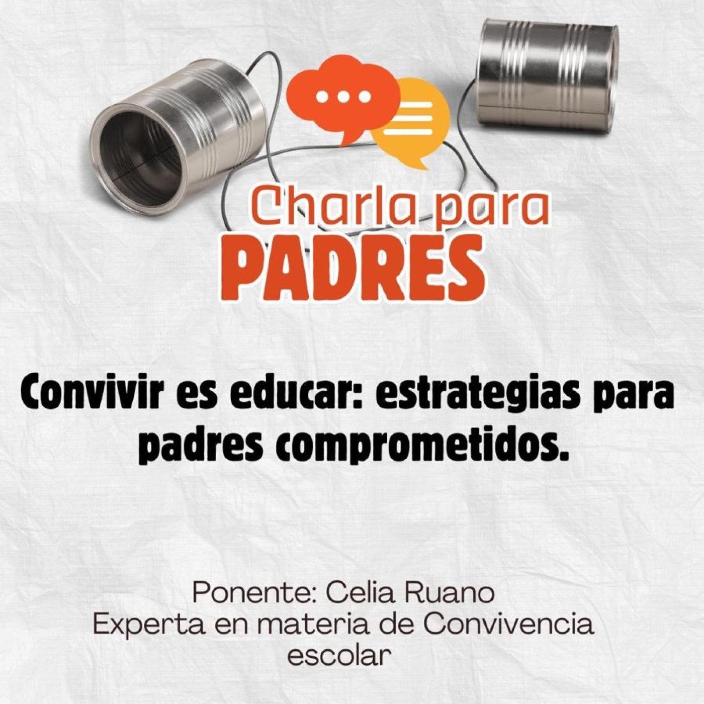 Celia Ruano ofrece mañana la conferencia 'Convivir es educar: estrategias para padres comprometidos episode artwork