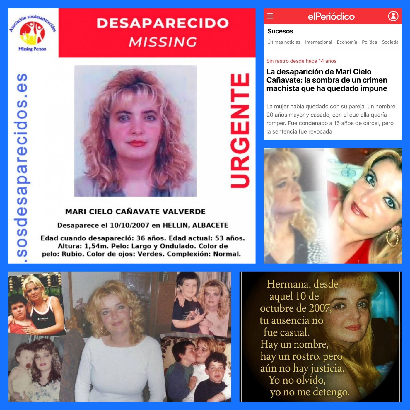 La misteriosa desaparición de Mari Cielo Cañavate.