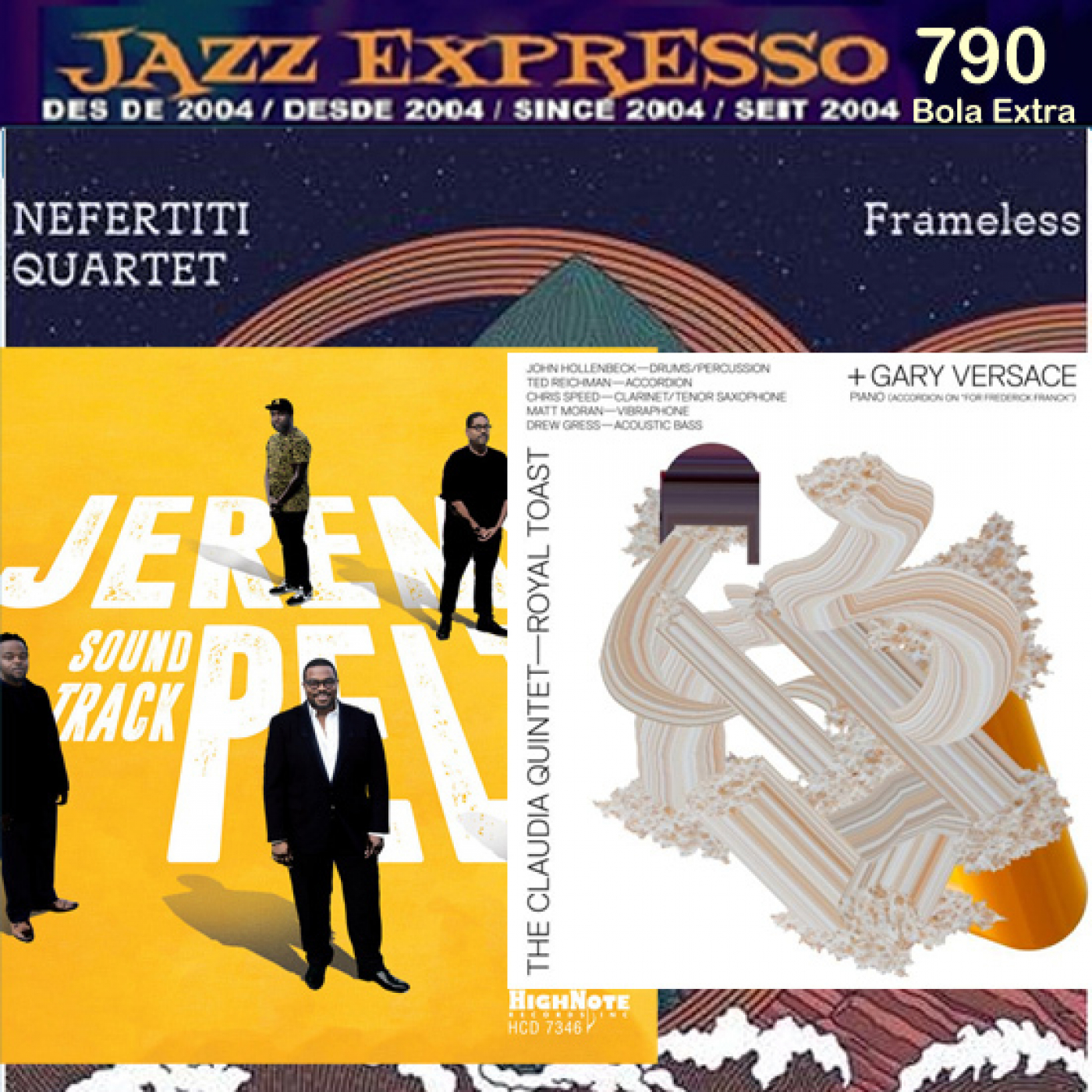 Jazz Expresso a Sants 3 Ràdio. Bola Extra. 790 . Nefertiti Quartet, Jeremy Pelt, The Claudia Quintet. episode artwork