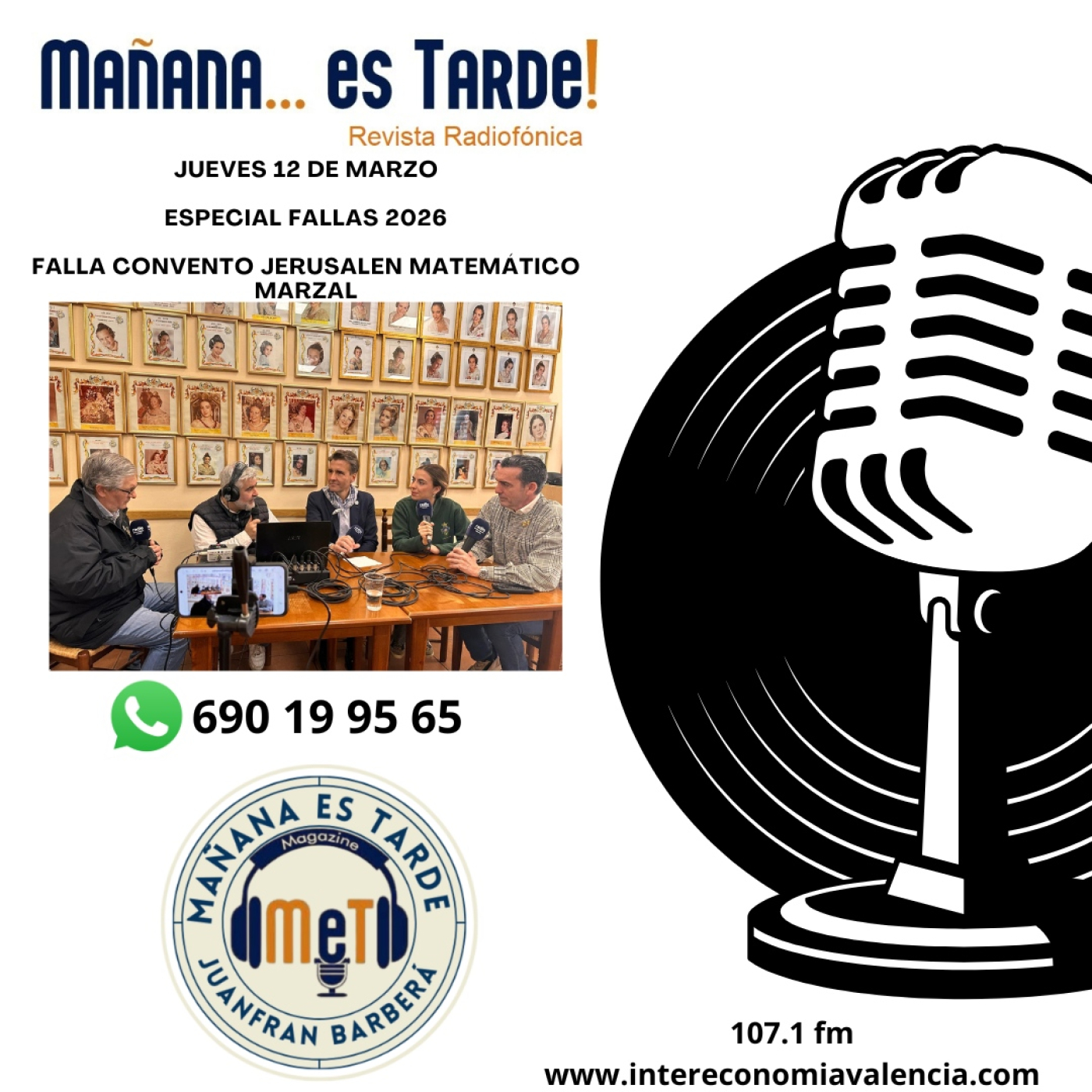 MAÑANA ES TARDE!!! MET 12 DE MARZO DE 2026 ESPECIAL FALLAS 2026 FALLA CONVENTO JERUSALEN episode artwork