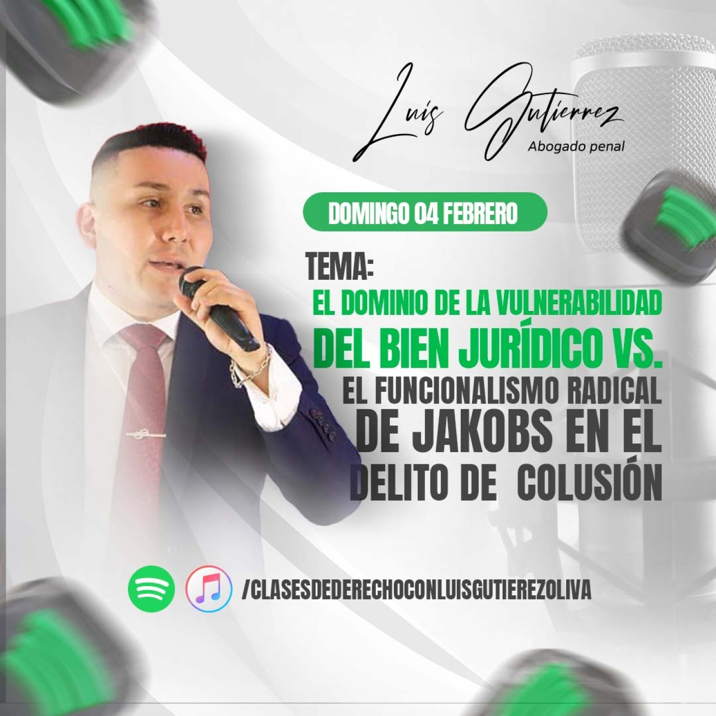 Clases de derecho, con Luis Gutierrez Oliva