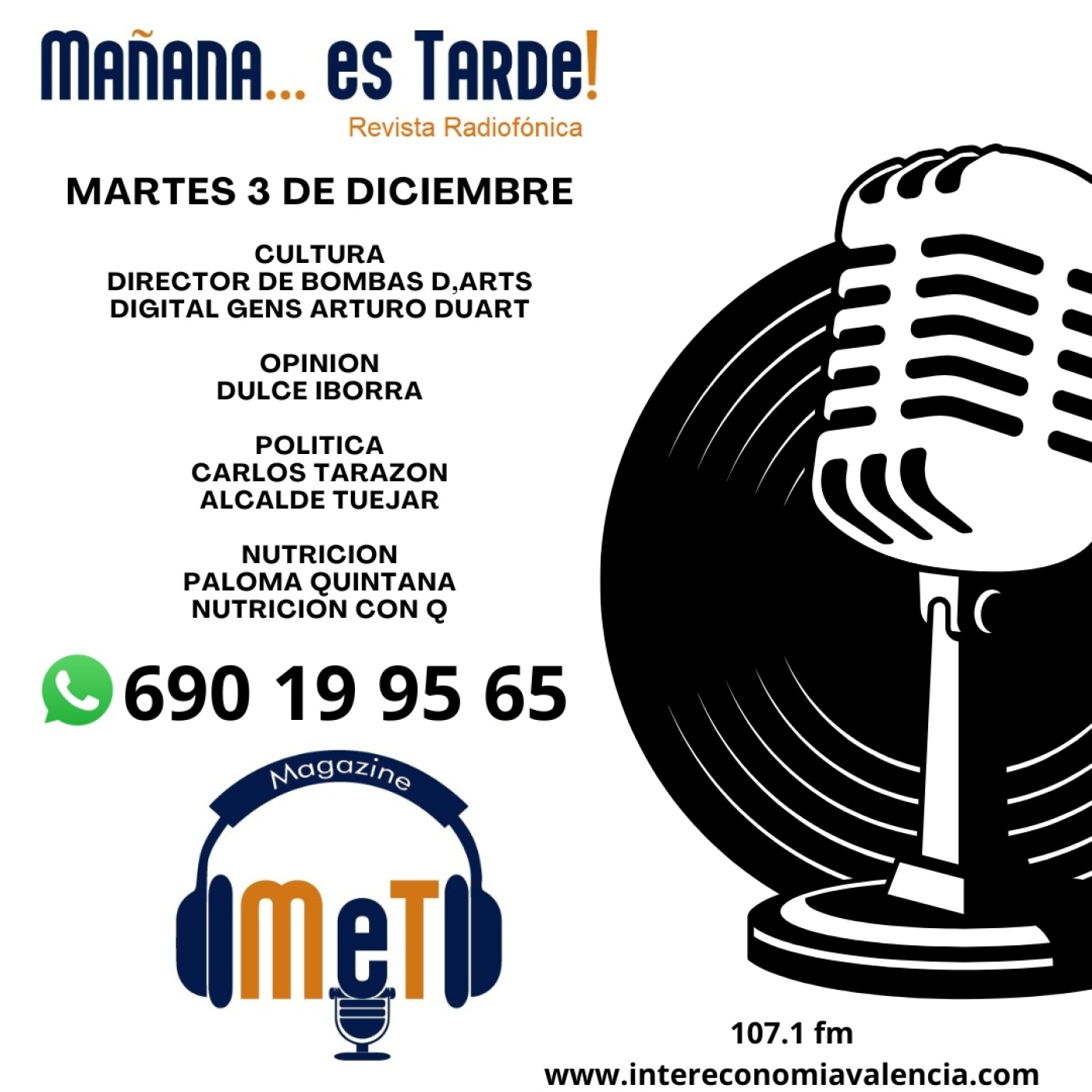 MAÑANA ES TARDE!!! MET