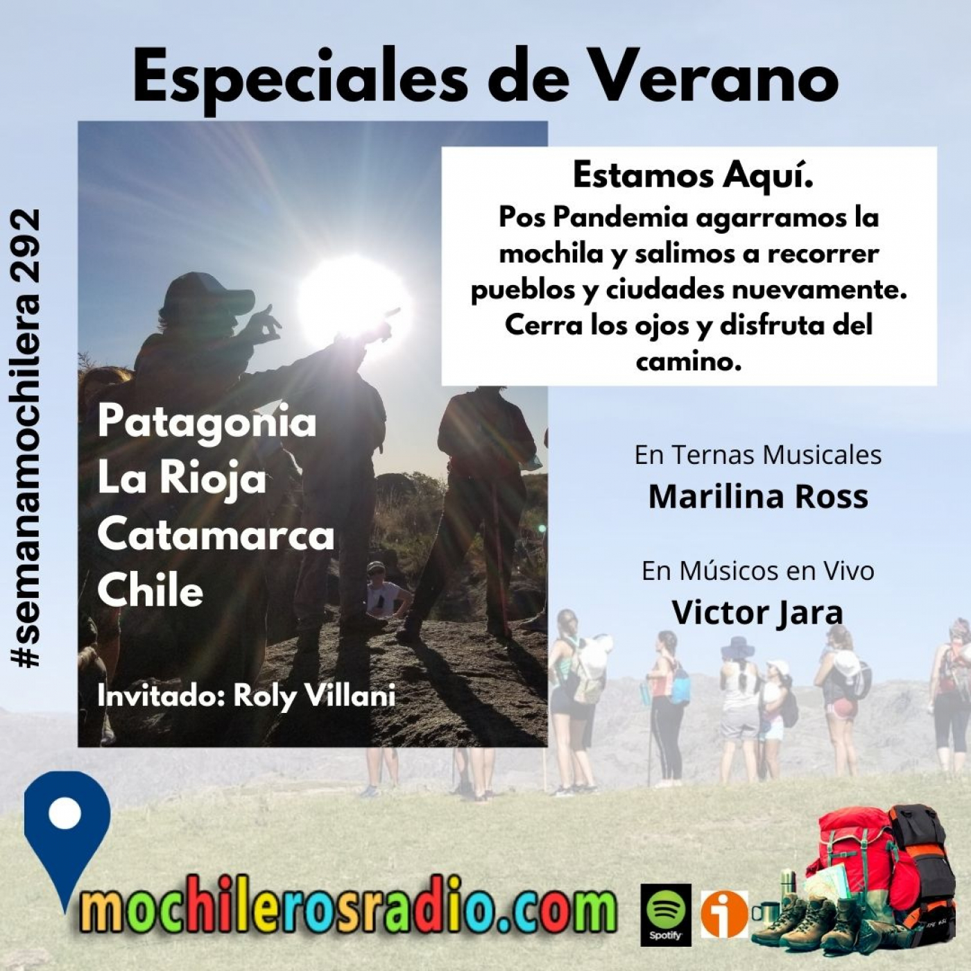 Mochileros 292 Especial de verano "Estamos Aqui" episode artwork