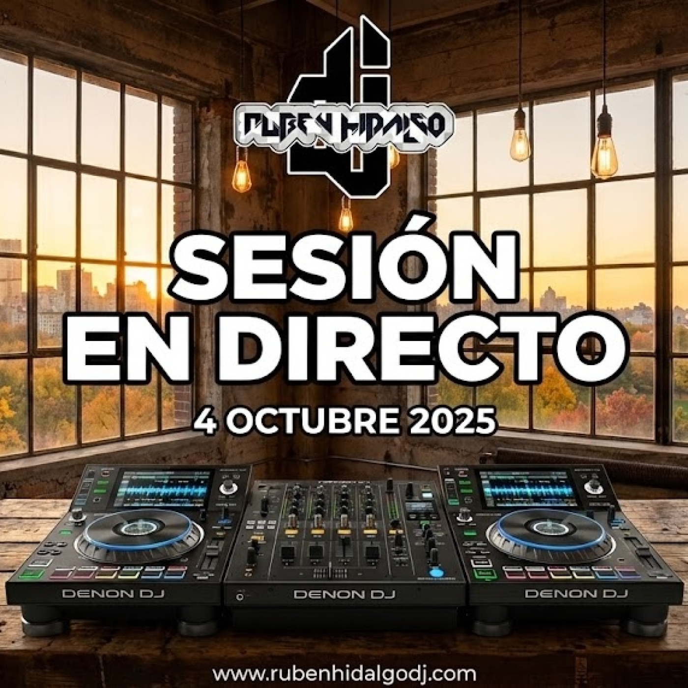 Dj Ruben Hidalgo - Sesión en Directo - 4 Octubre 2025 - www.rubenhidalgodj.com episode artwork