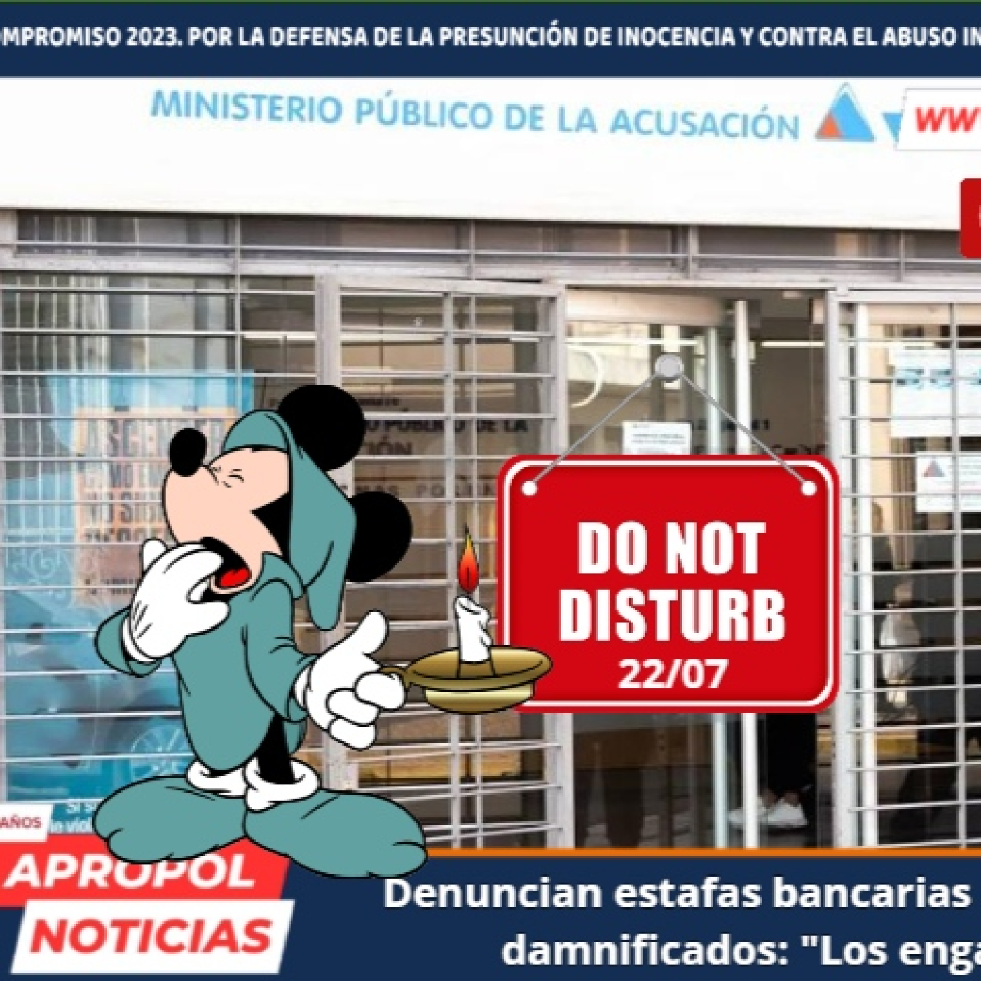 SANTA FE: De 22 a 07 no molestar a los fiscales en Santa Fe