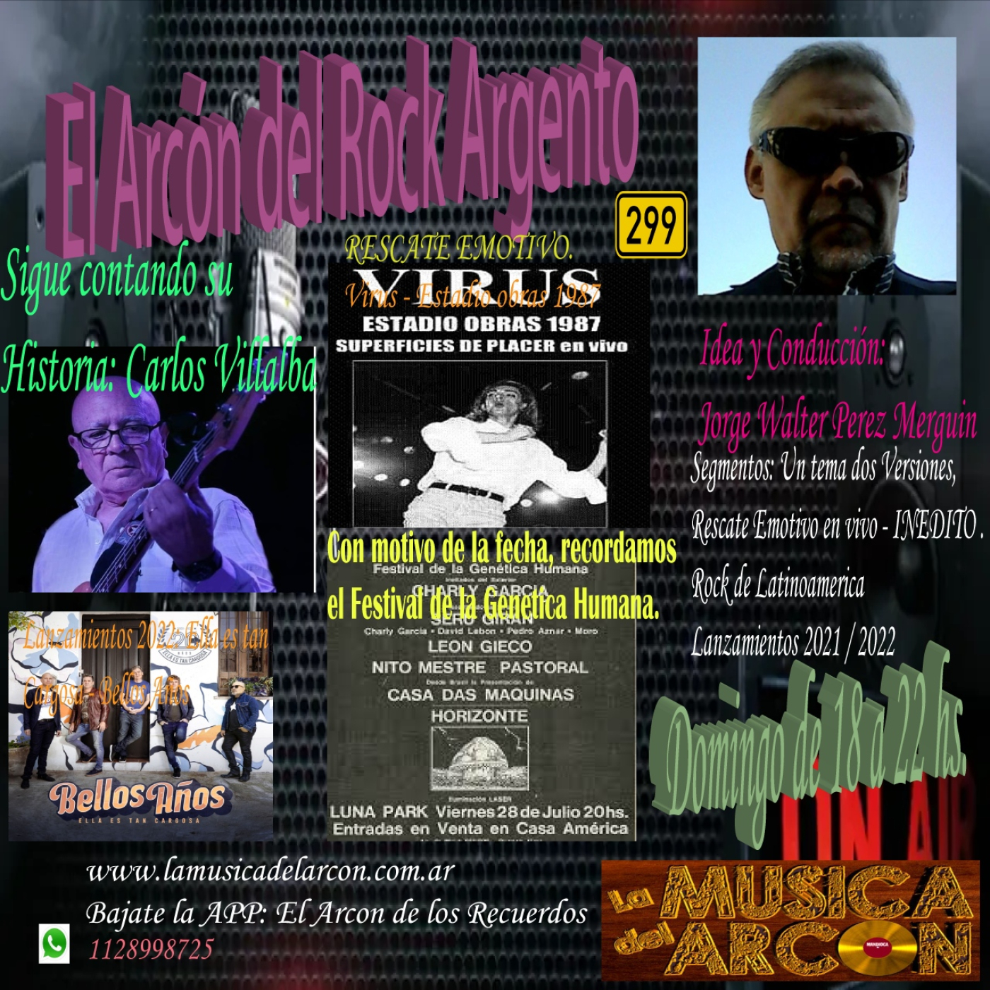 El Arcon del Rock Argento - Emision nº 299 Homemaje Carlos Villalba - 31-07-2022 episode artwork