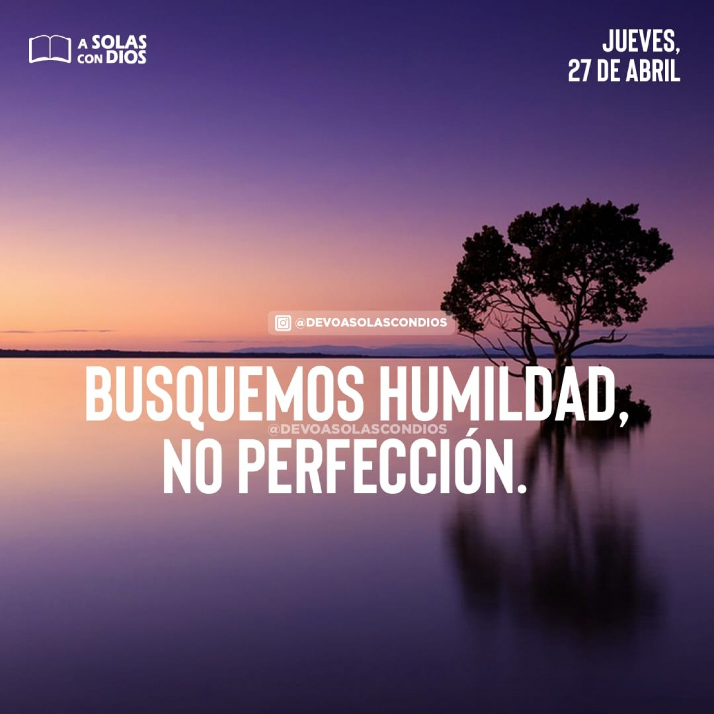 A Solas con Dios