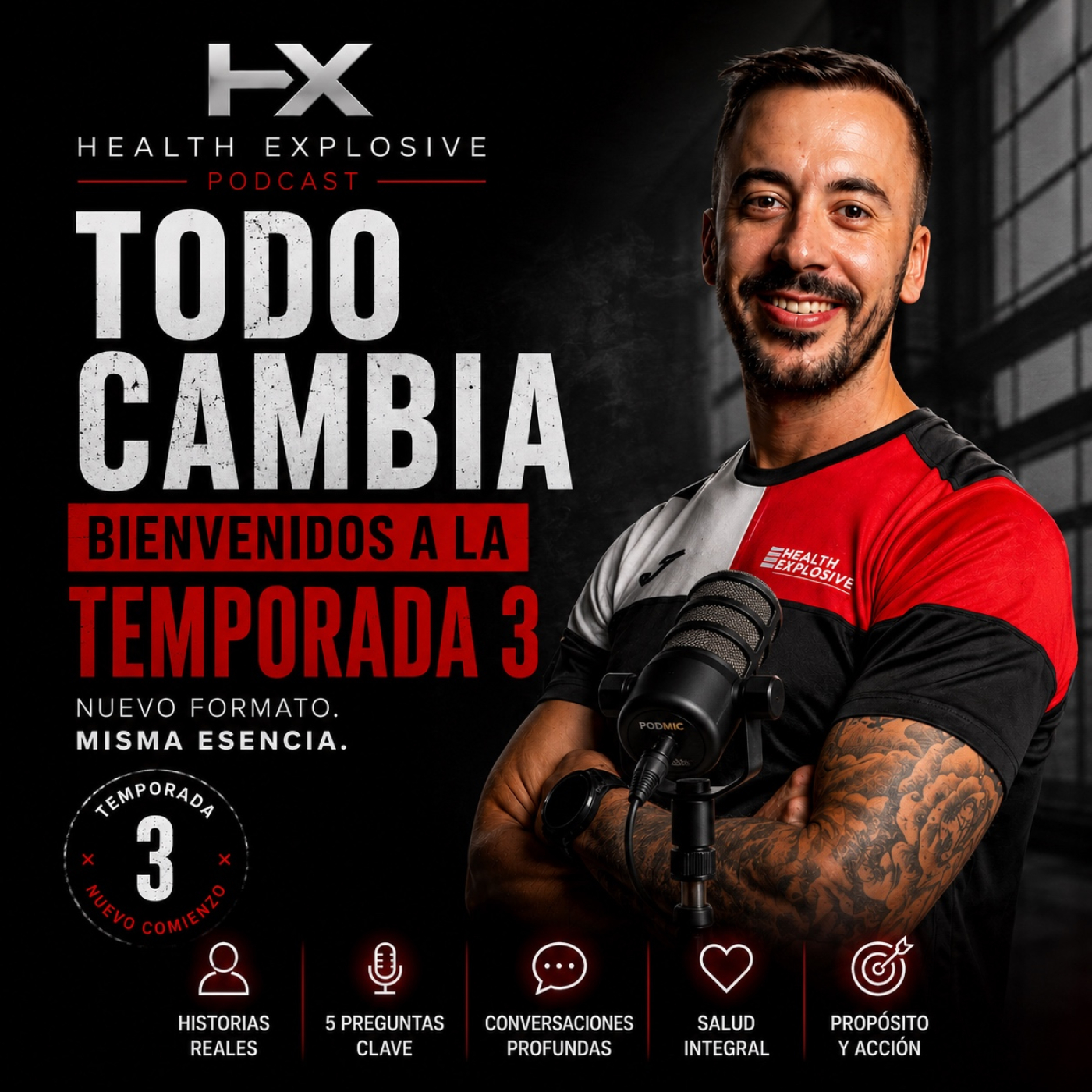 ️ Temporada 3 de Health Explosive: 5 preguntas que revelan la historia detrás de cada persona. episode artwork
