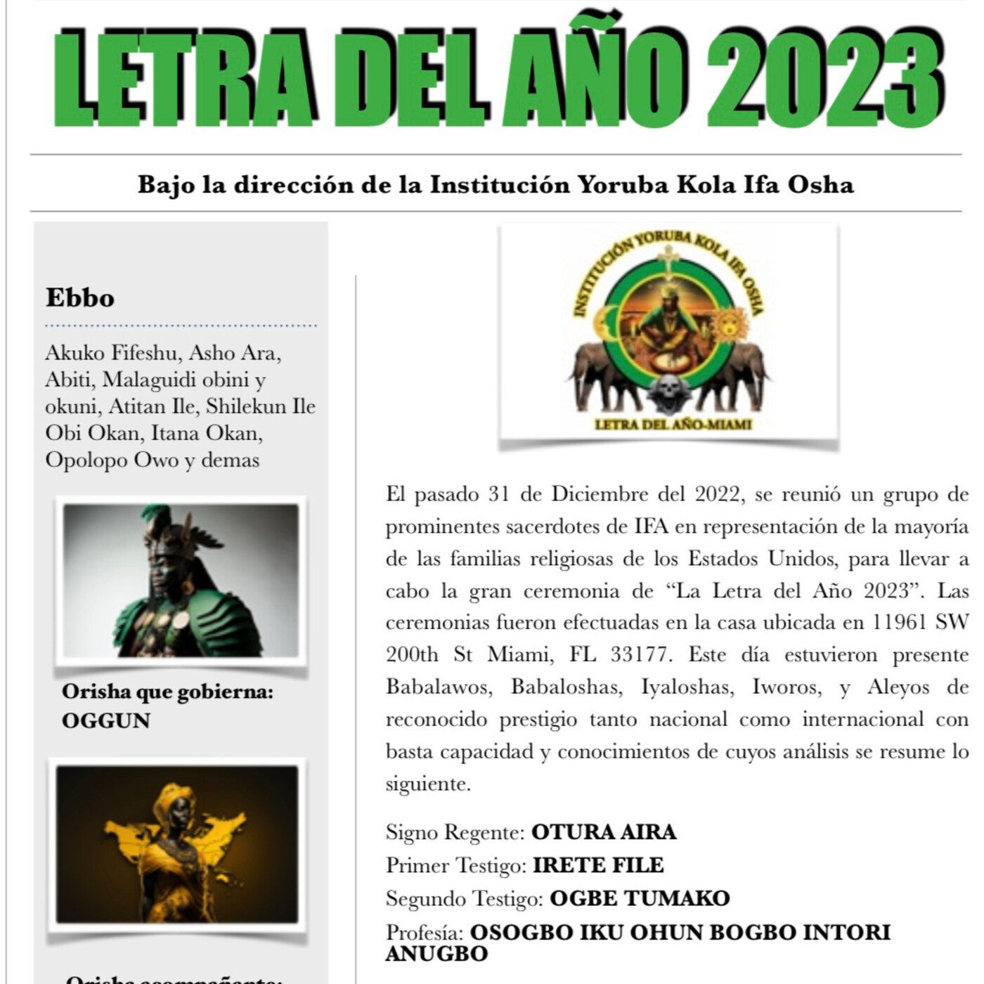 Letra Del Ao 2023 Miami Floridanull