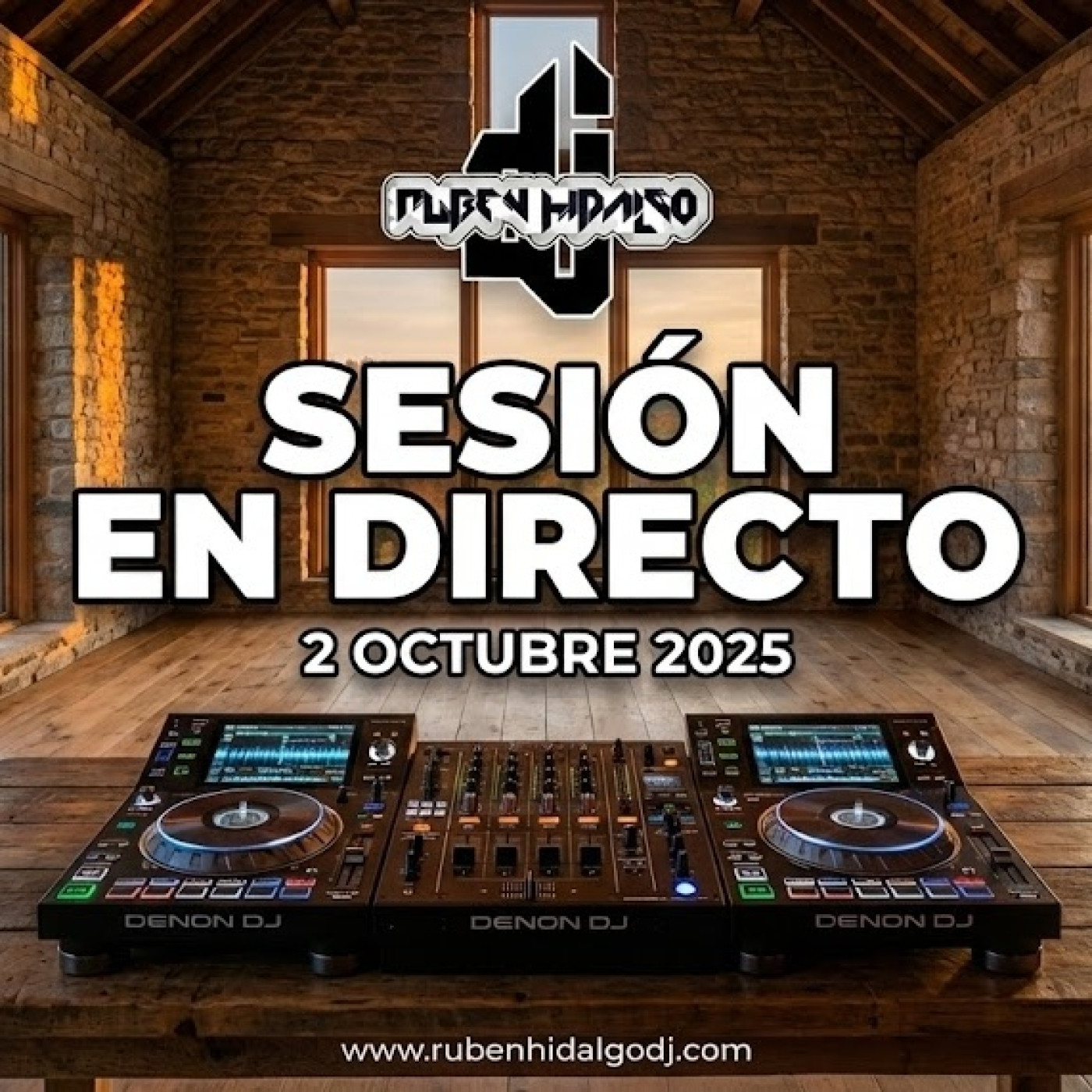Dj Ruben Hidalgo - Sesión en Directo - 2 Octubre 2025 - www.rubenhidalgodj.com episode artwork