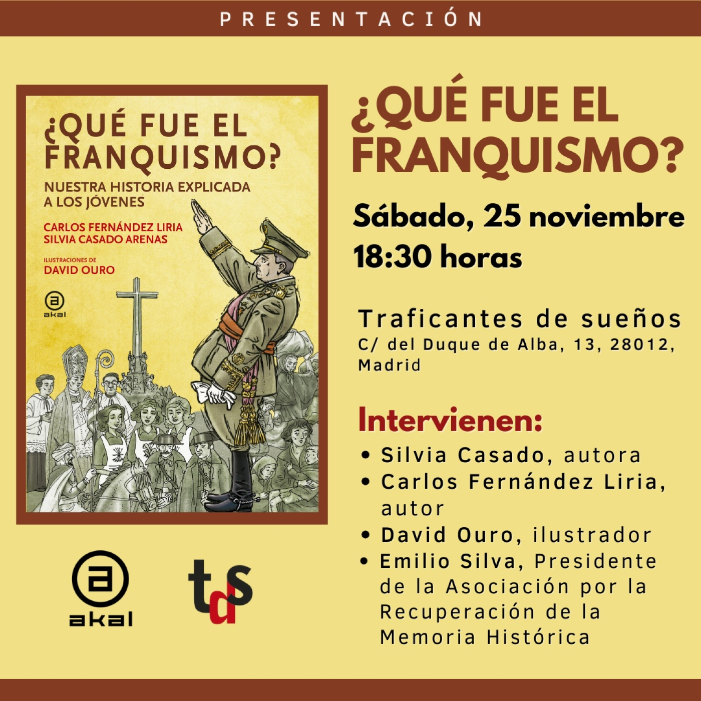 Presentación del libro "¿Qué fue el franquismo? Nuestra historia explicada a los jóvenes episode artwork