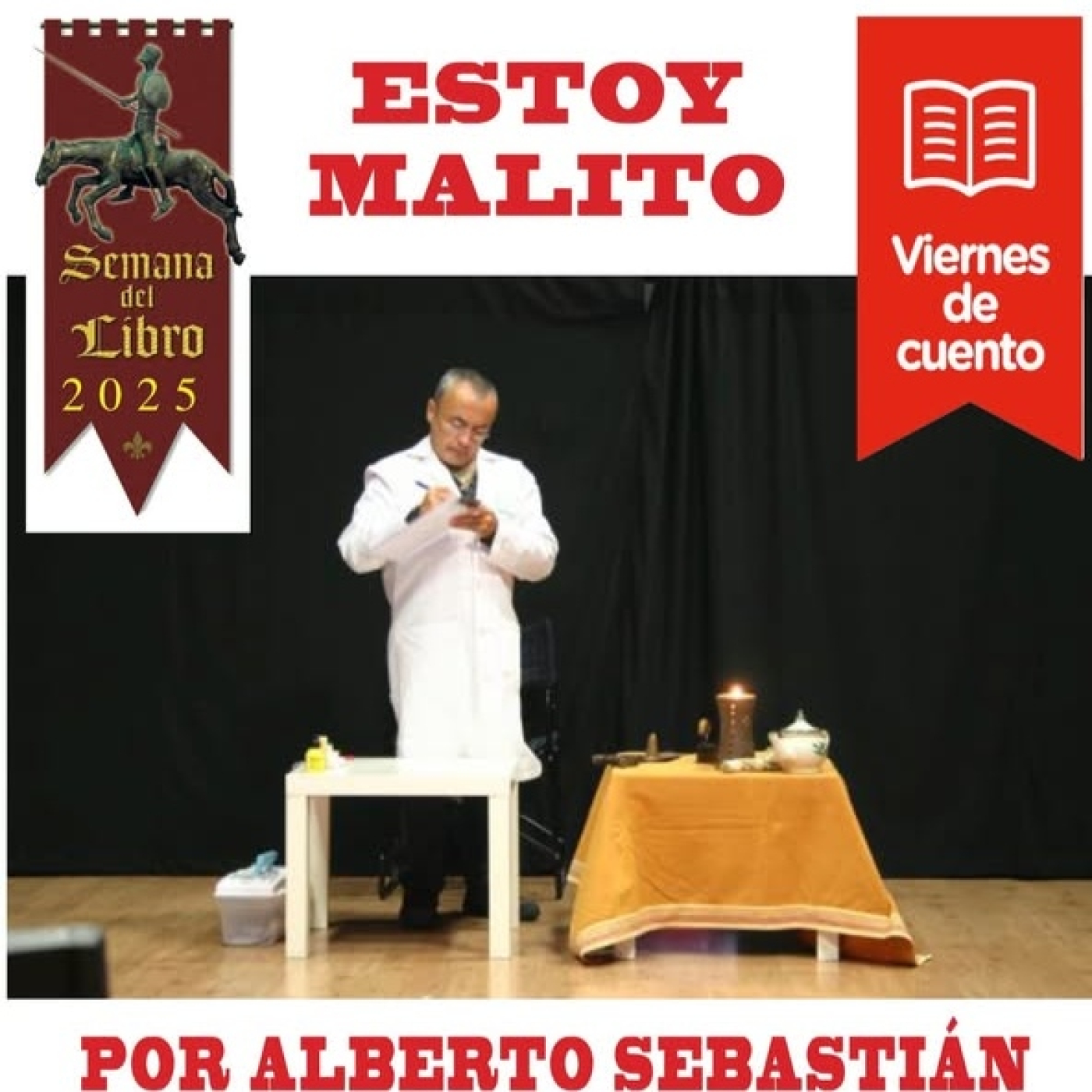 Cuentacuentos y teatro en Santoña con Alberto Sebastián en la Semana del Libro 25/04/2025 episode artwork