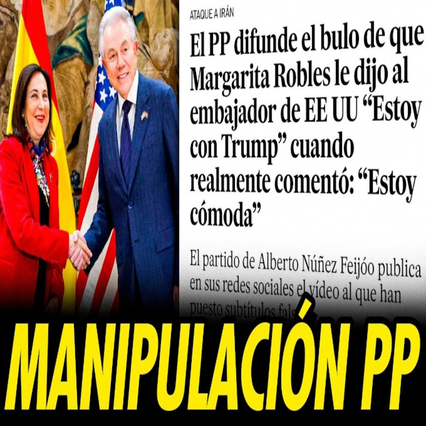 MANIPULACIÓN TOTAL: EL BULO DEL PP SOBRE MARGARITA ROBLES