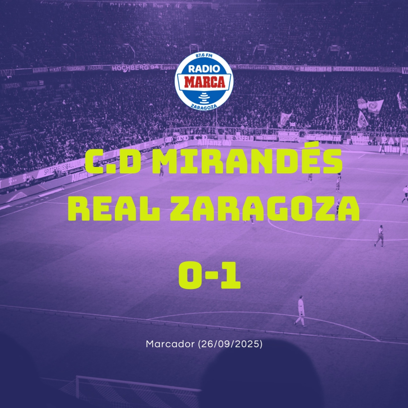 26-09-2025 -Marcador Zaragoza Partido episode artwork