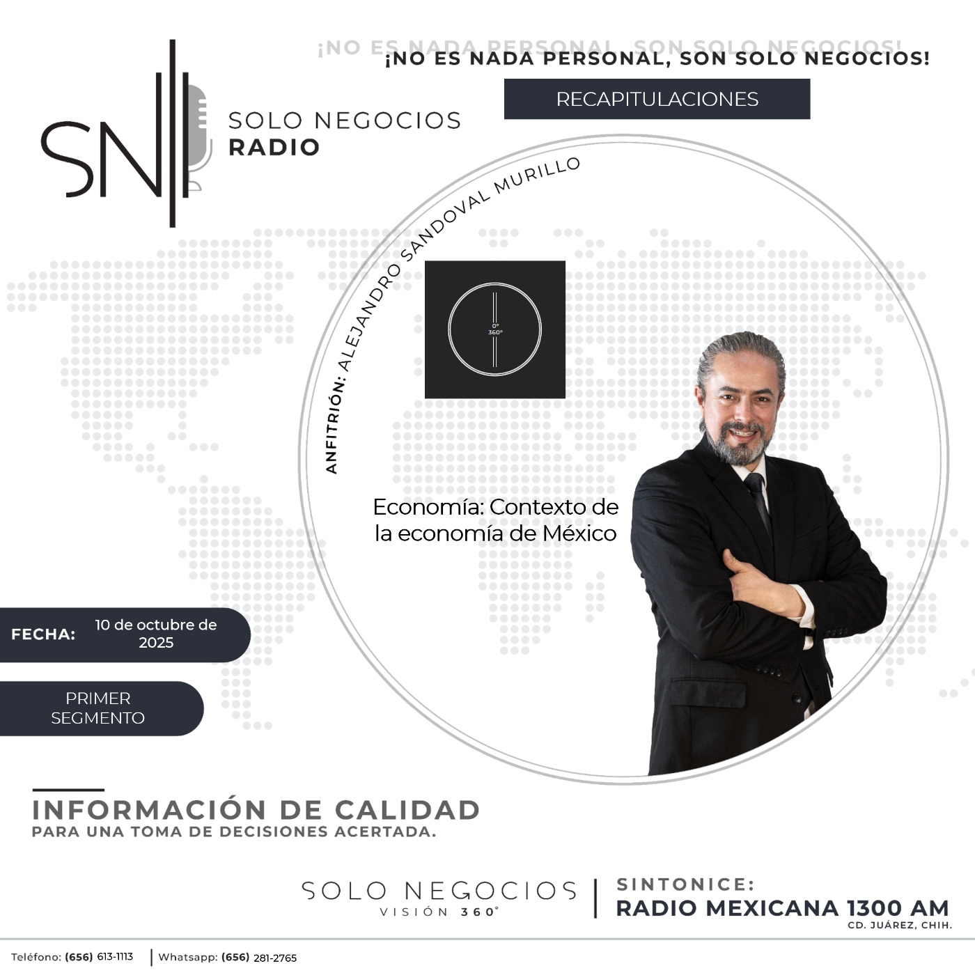 [SNR] Primer segmento de Solo Negocios Radio del 10 de octubre de 2025 episode artwork