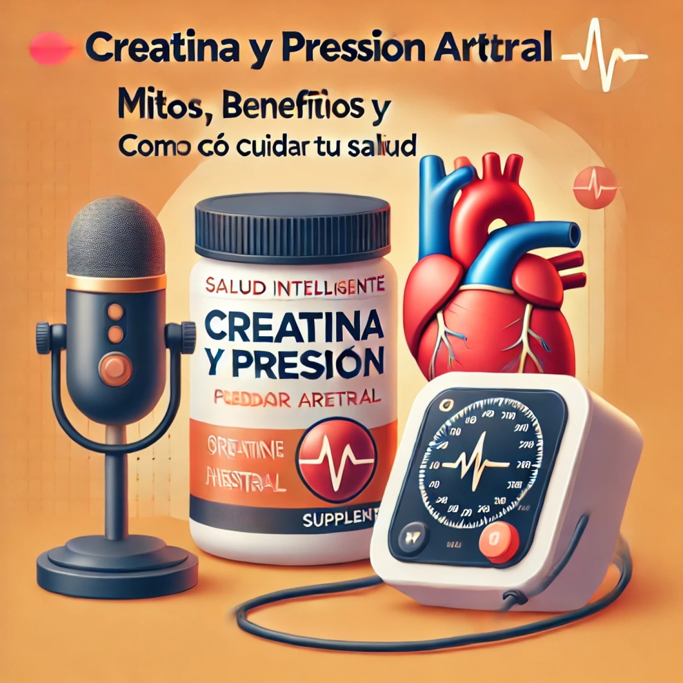 Creatina y Presión Arterial: Mitos, Beneficios y Cómo Cuidar tu Salud episode artwork