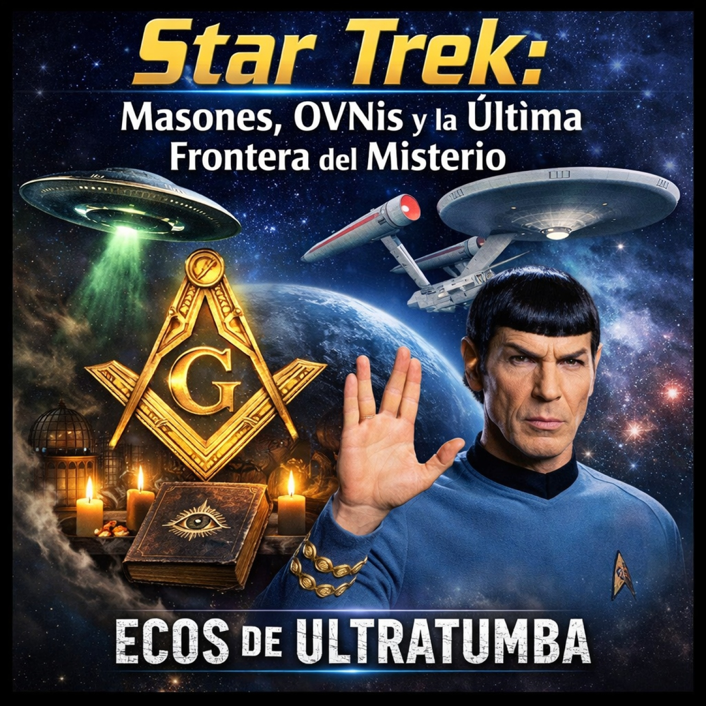 Star Trek: Masones, OVNIs y la Última Frontera del Misterio – “Ecos de Ultratumba” en EDENEX –