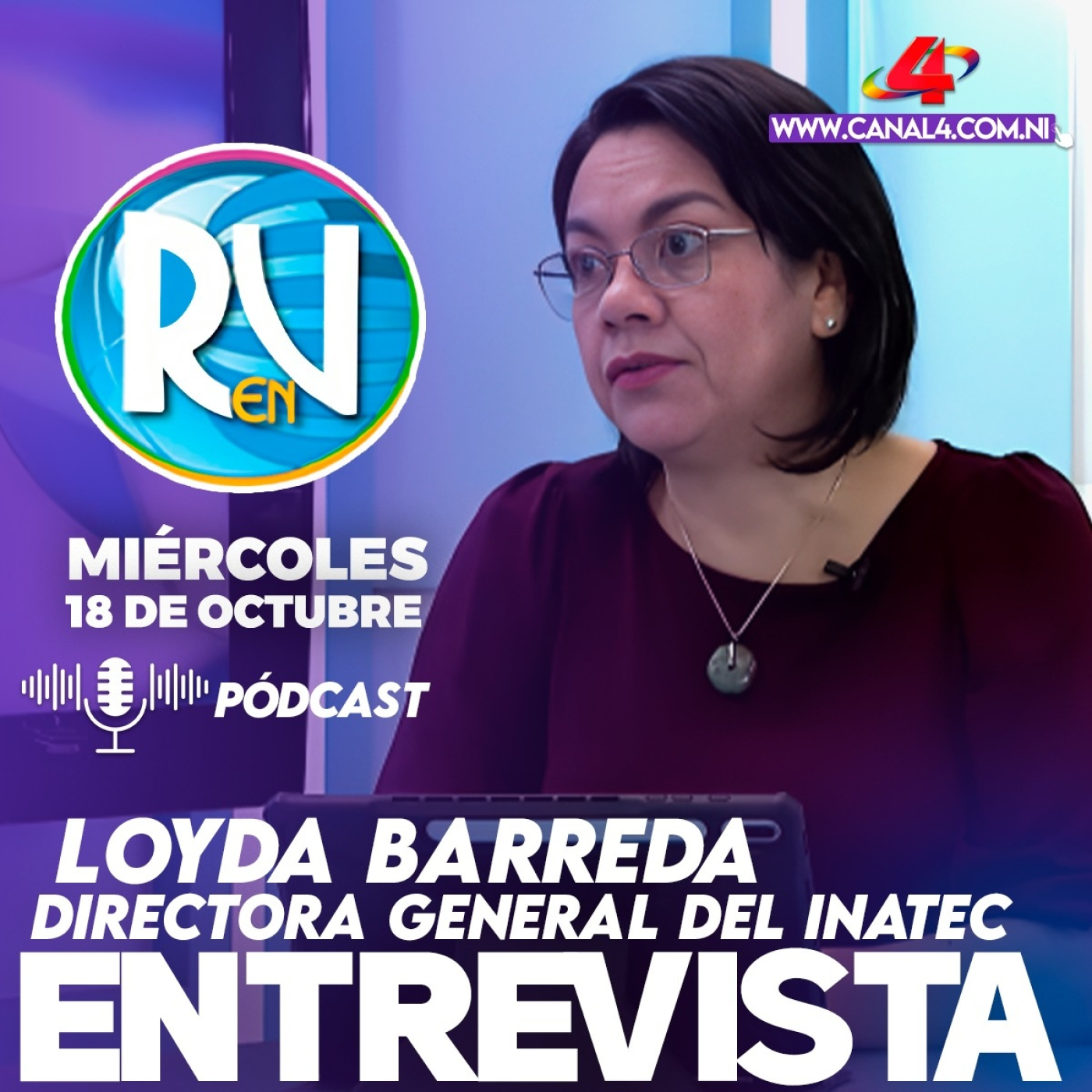 Loyda Barreda del INATEC en la Revista En Vivo con Alberto Mora – 18 de octubre del 2023 episode artwork