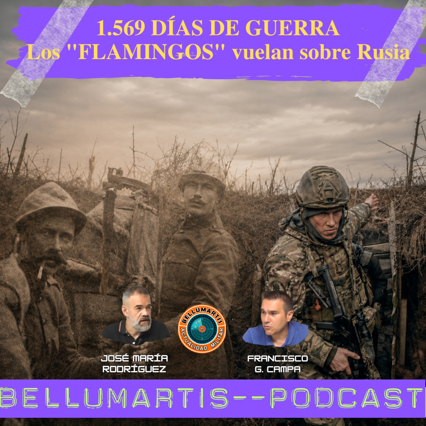1.569 DÍAS DE GUERRA: más larga que la Primera Guerra Mundial. Los "FLAMINGOS" vuelan sobre Rusia