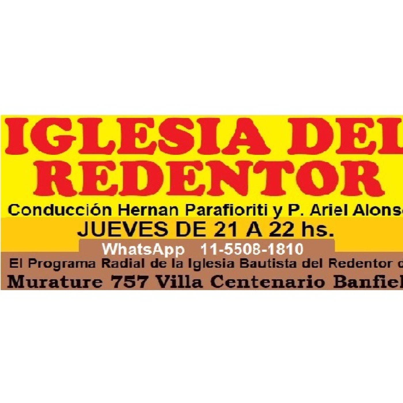 IGLESIA DEL REDENTOR – JUEVES 29-01-2026 Programa N° 45 episode artwork
