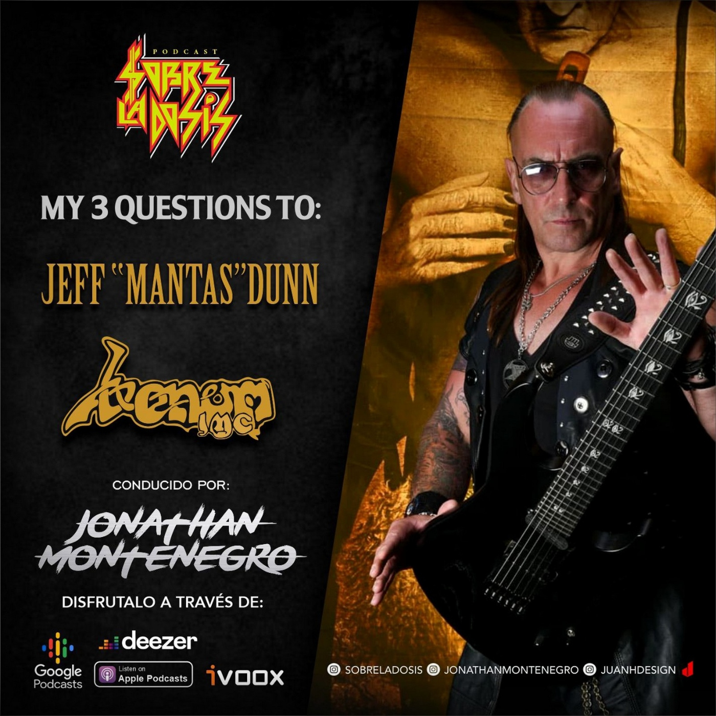 My 3 Questions To: Jeff "Mantas" Dunn (Venom Inc.) episode artwork
