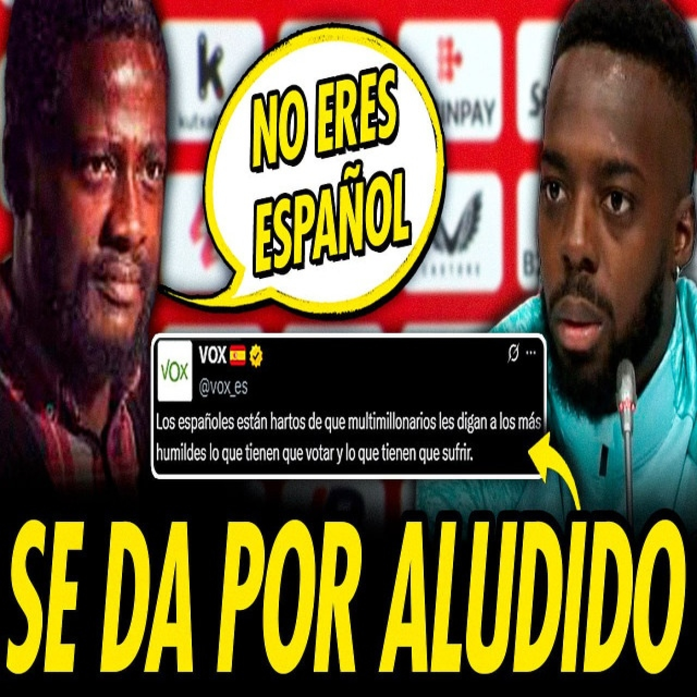 VOX CONTRA IÑAKI WILLIAMS: SE DELATAN
